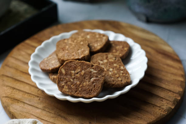 istock Chocolate Almond Cookies 2191298951