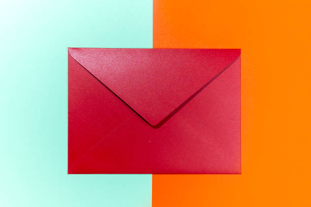 istock Closeup view of an envelope on a colored background 2191302142