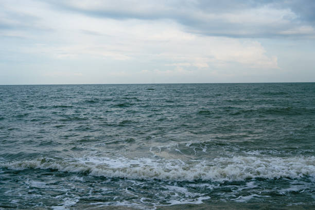 View of sea against sky. Holiday summer