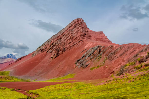 istock Red valley mountains near to Rainbow mountain Vinicunca in Peru 2191308056