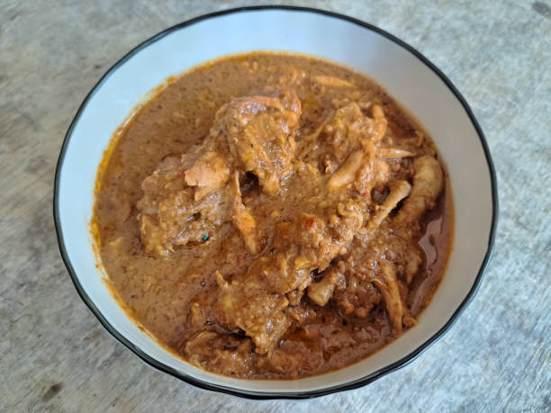 istock Chicken Stew With Gravy Peanut Satay Sauce. Food Menu. 2191308852