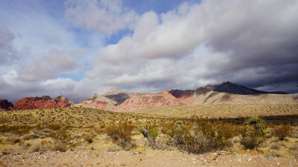 istock Red Rock Canyon cover with clouds 2191310606