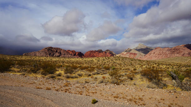 istock Red Rock Canyon cover with clouds 2191310632