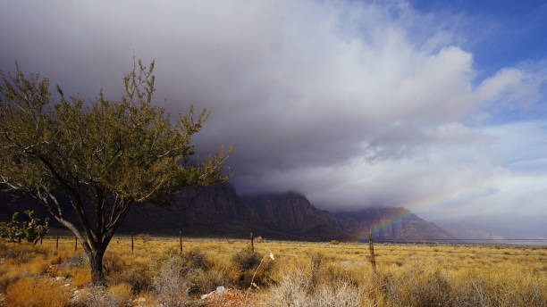 istock Red Rock Canyon cover with clouds 2191310786