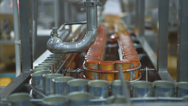 istock Process and production line in canned fish factory 2191312166