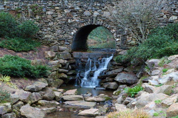 istock Waterfall through a bridge in South Carolina 2191320531