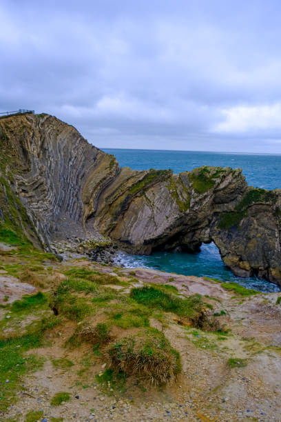 istock Jurassic coast view in Dorset at winter time. Cold winter day 2191321705