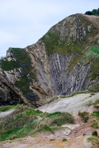 istock Jurassic coast view in Dorset at winter time. Cold winter day 2191321708