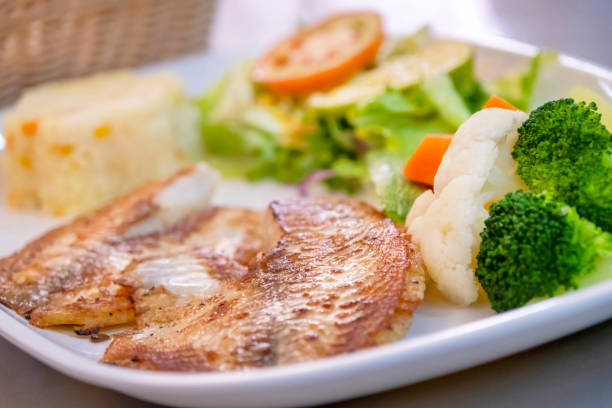 Delicious ready-to-eat fish fillet