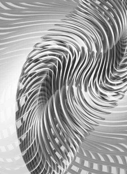 Abstract White Gray wave Futuristic Background