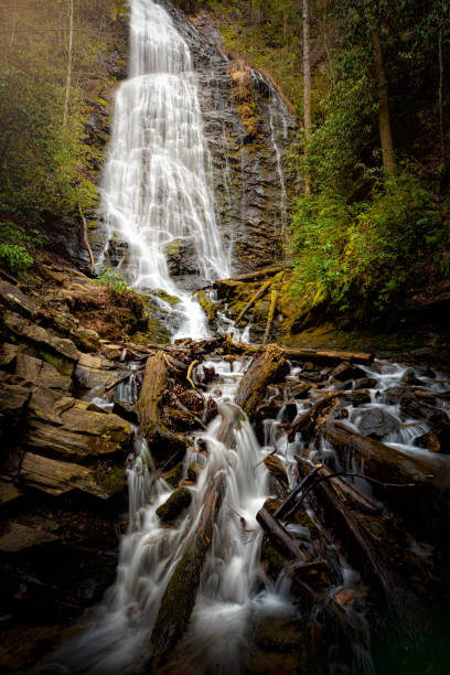 istock Mingo Falls Waterfall in North Carolina 2191332669