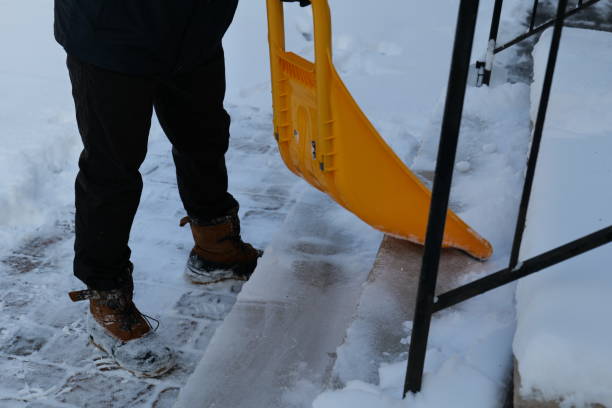 istock Winter Scene Snow Removal Shoveling Snow Snow Storm 2191335739
