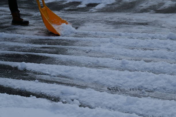 istock Winter Scene Snow Removal Shoveling Snow Snow Storm 2191336108