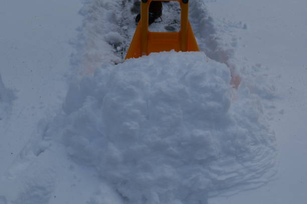 istock Winter Scene Snow Removal Shoveling Snow Snow Storm 2191336509