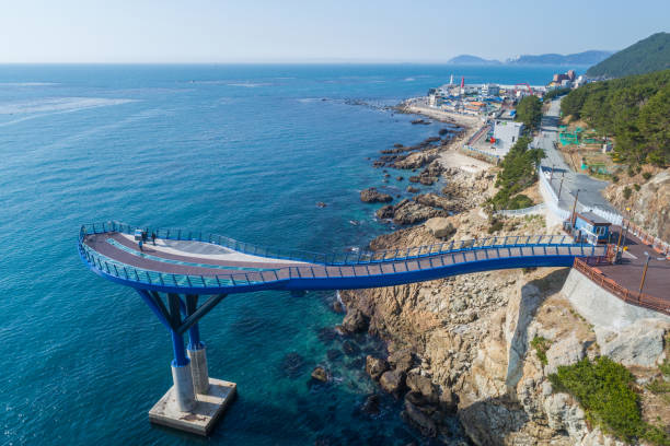 Daritdol Observatory on Cheongsapo Coast in Busan city