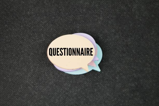 istock conversation column with the word questionnaire. the concept of studying something or a case 2191348530