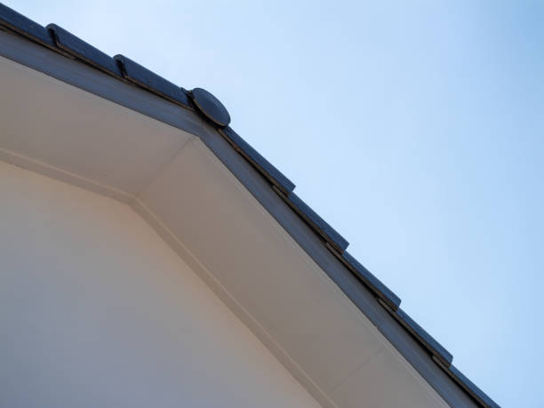 istock Roof edge design residential area architectural clear sky low angle modern aesthetics 2191353671