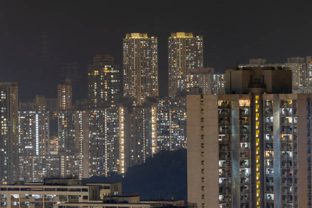 DEC 20 2024,Hong Kong.Dense residential area in Hong Kong