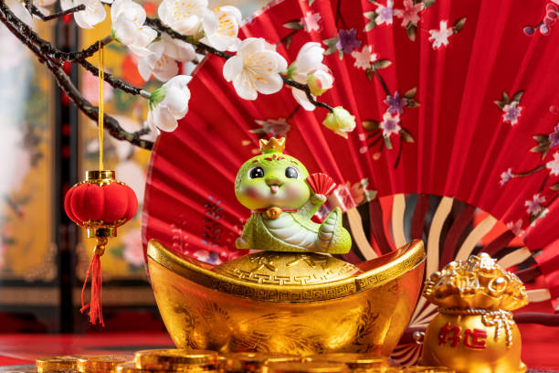 istock Snake Year Spring Festival image materials 2191365029