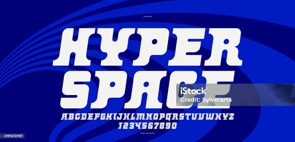 Modern Tech Typeface Modern Minimal Tech Font For Logos And Posters Vector Alphabet Letters ...
