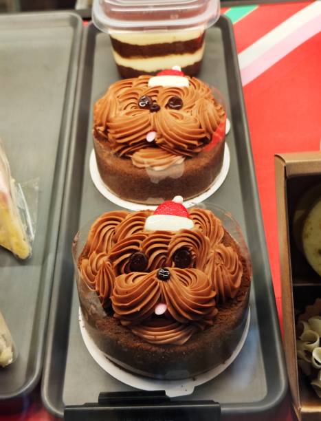 Christmas Dog Chocolate Mousse Cake