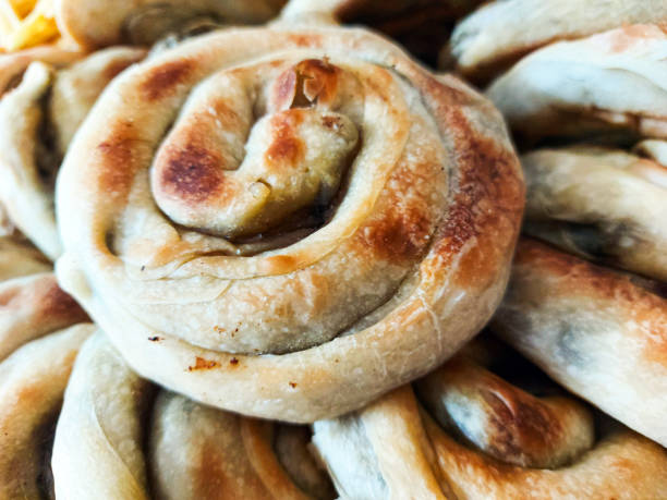 Traditional Palestinian Fatayer Spinach Pies