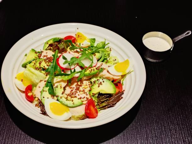 istock Shrimp and avocado salad 2191381362
