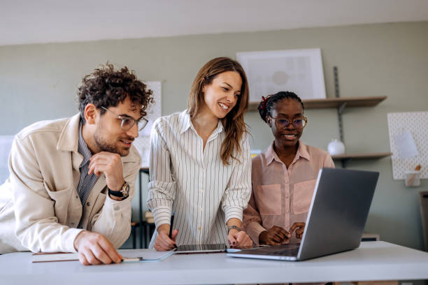 istock Colleagues working together at the office 2191381886