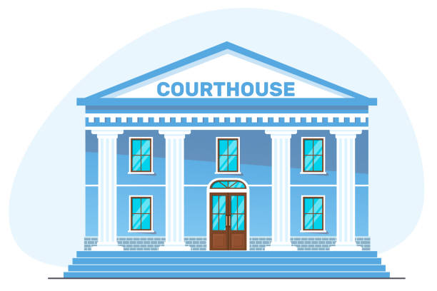 stockillustraties, clipart, cartoons en iconen met 809 - gerechtsgebouw