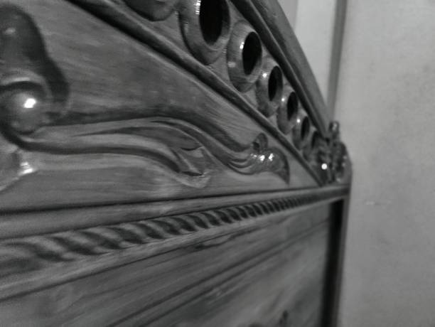 istock Wooden board black white close up photo 2191383756