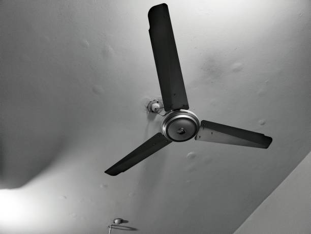 istock A room inside selling fan  black white photo 2191383788