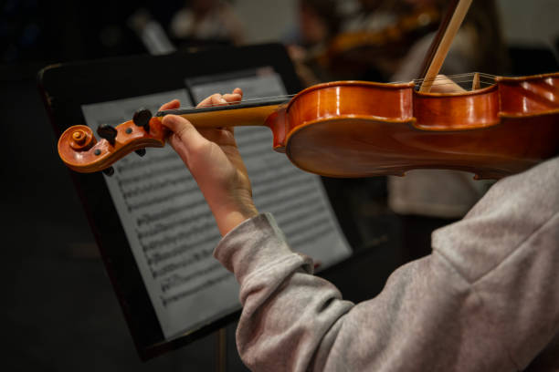istock close-up of a violin player during a concert 2191386538