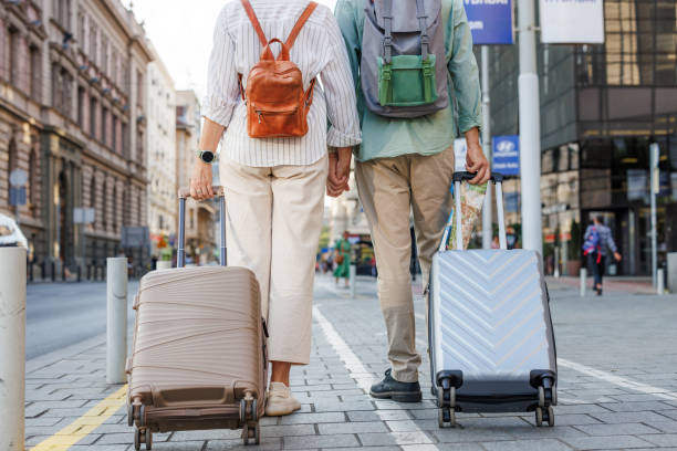 istock An unrecognizable couple traveling together 2191388322