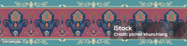 Border Design Patterns Cloth Borders For Fabric Pattern Elements Decorative Carpet Patterns Stock ...