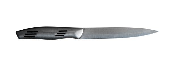 istock Stainless knife isolated on white background 2191390896