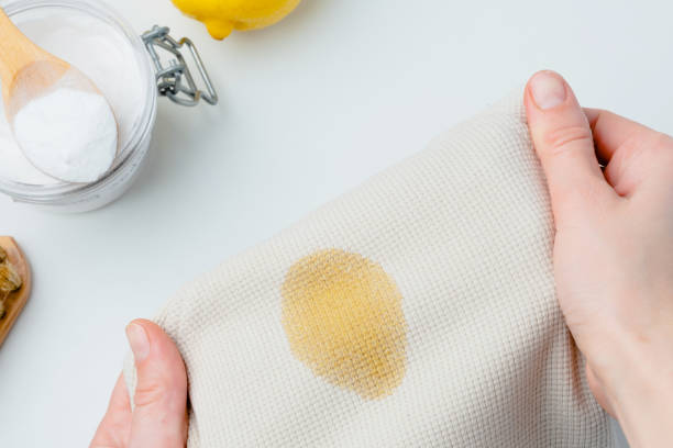 istock Tips for successfully removing stains using natural ingredients and gentle brushing techniques at home 2191392484
