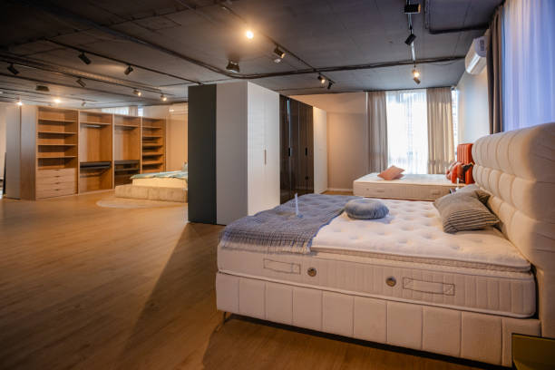 istock Luxurious bedroom setting with modern minimalist style. 2191392545