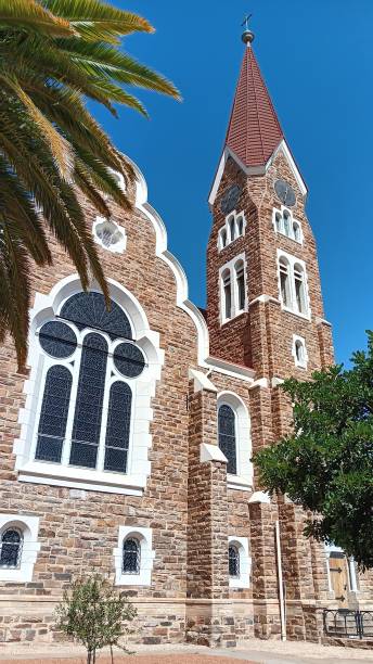 istock Christuskirche in Windhoek against a blue sky. 2191394163