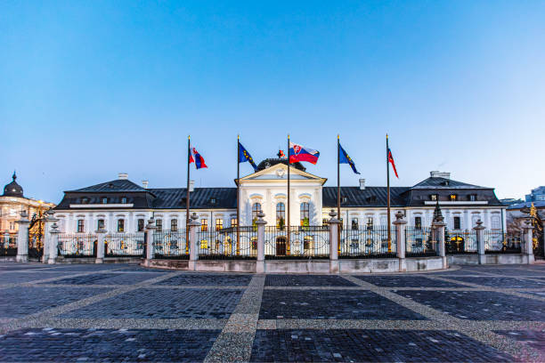 Karmelita nunnery building in the Palace of Buda grounds in Budapest