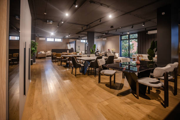 istock Spacious modern lounge area with elegant furniture. 2191395601