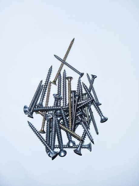 istock Wood screws on a white background 2191399814