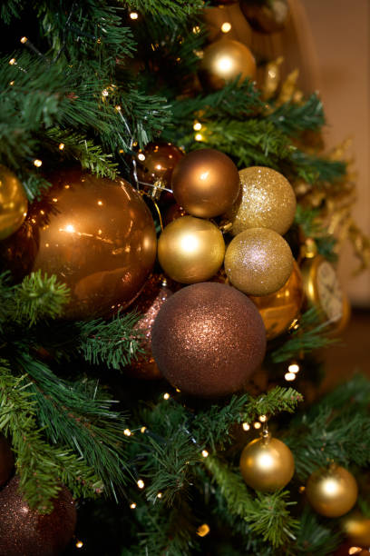 istock Christmas tree decorated with traditional dutch ornaments and lights 2191403278