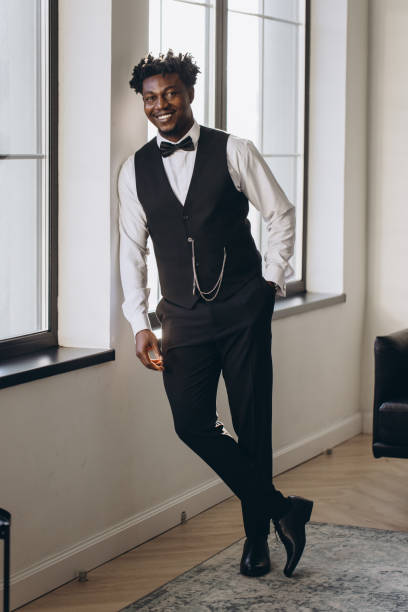 istock Elegant businessman smiling and posing in modern office 2191407845