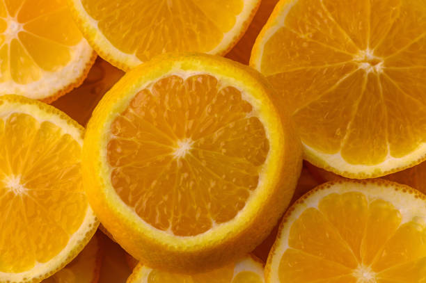 istock Vibrant orange slices create a cheerful centerpiece for a sunny kitchen atmosphere 2191409983