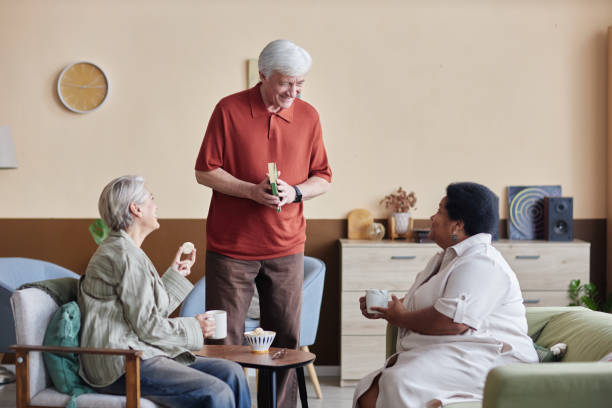 istock Senior People Enjoying Quiet Day 2191411096