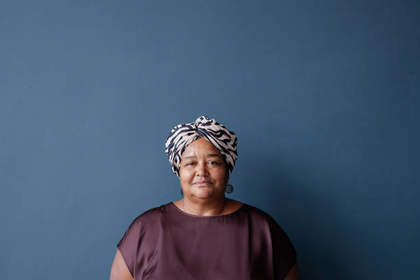 istock Senior Black Woman Minimal 2191411260