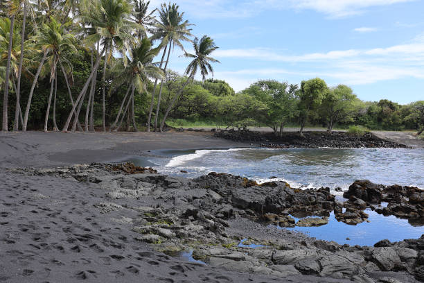 istock Black Sand Beach - Big Island, Hawaii 2191417268
