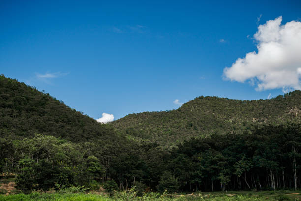 istock Landscape green mountains with blue sky 2191425788