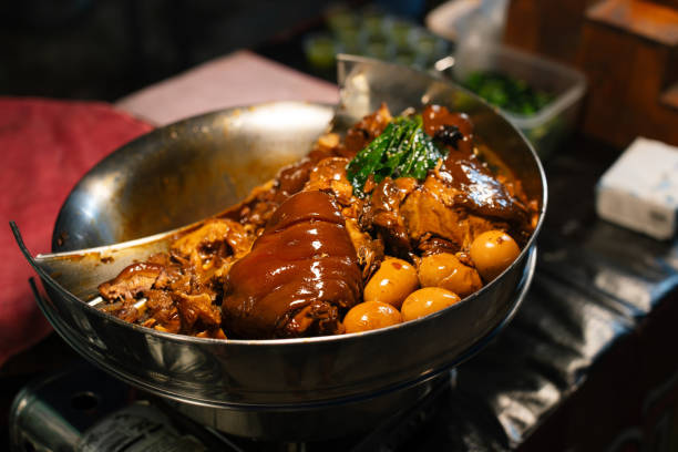 Pig's trotter in the delicatessen