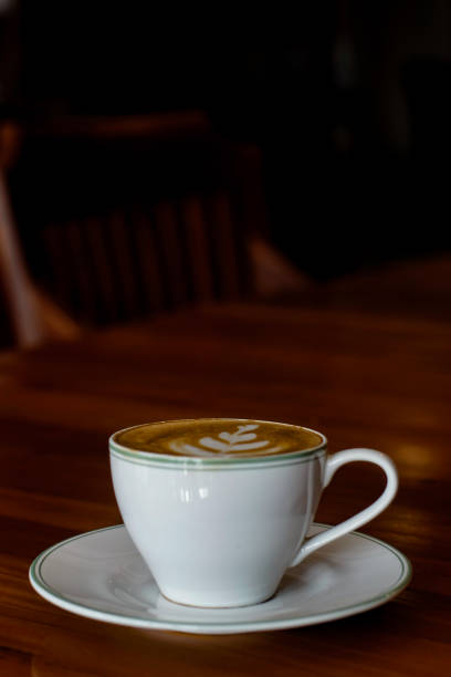 istock Cup of hot latte with froth art 2191436075